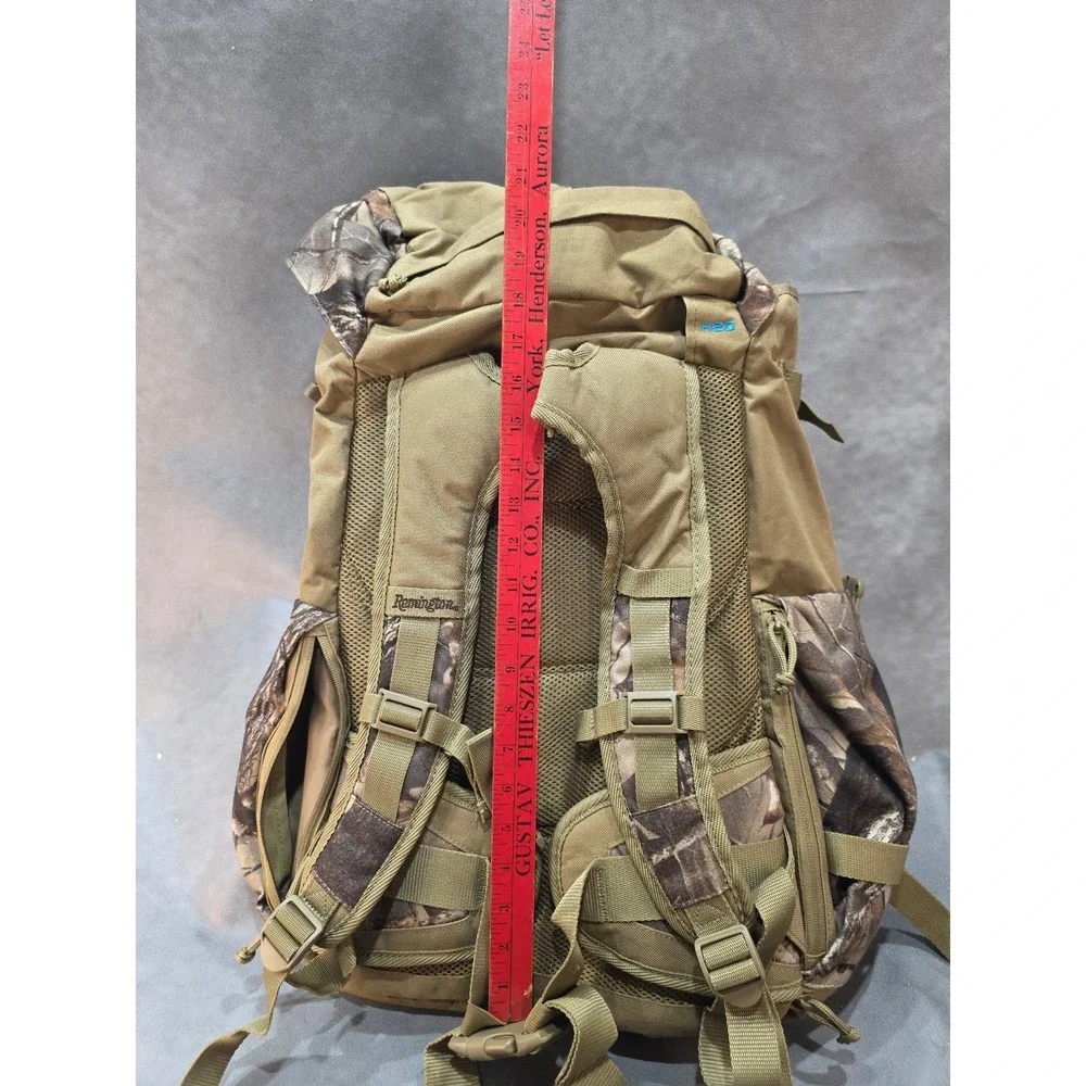 Remington Hunting Backpack Camo H2O Hydration Compatible Hiking Daypack Tan